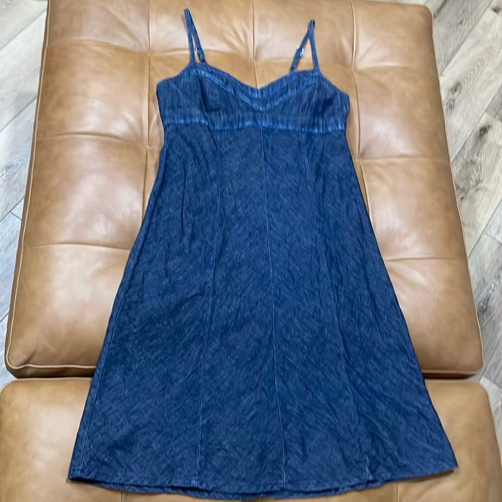 Fun and flirty Gap Jeans 1969 collection, limited edition denim dress.
